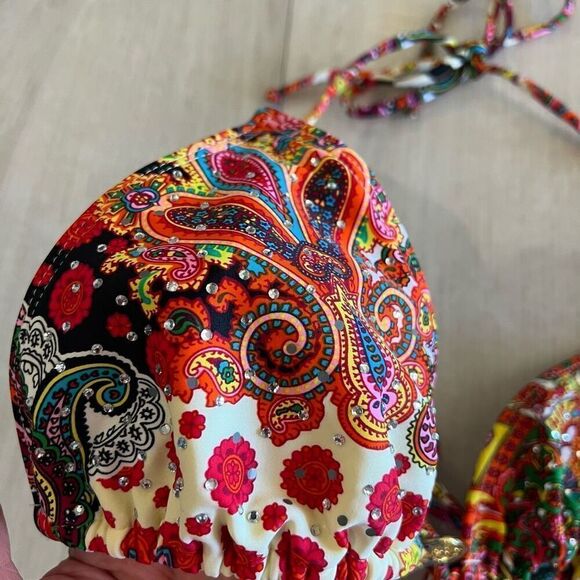 Luli Fama women’s swim top size m - Picture 2 of 7